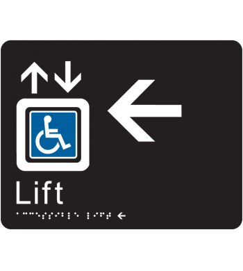 Accessible Lift - Left Arrow