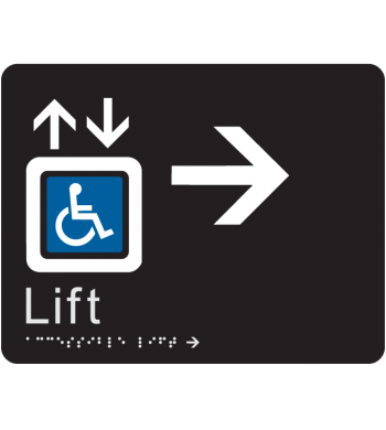 Accessible Lift - Right Arrow