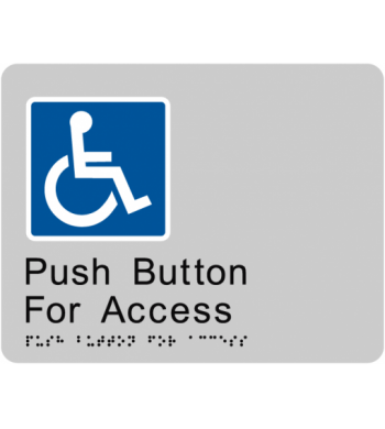 Push Button for Access Braille Tactile Sign