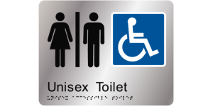 Airlock - Male Female Accessible Toilet manufactured by Bathurst Signs