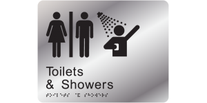 Airlock - Male / Female Toilets & Shower manufactured by Bathurst Signs
