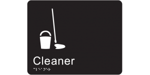 Cleaner manufactured by Bathurst Signs