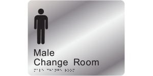 Male Change Room manufactured by Bathurst Signs