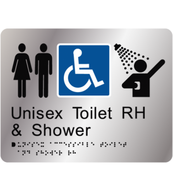 Unisex Accessible Toilet and Shower RH